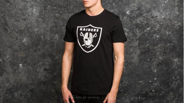 New Era Team Logo Oakland Raiders Tee Black