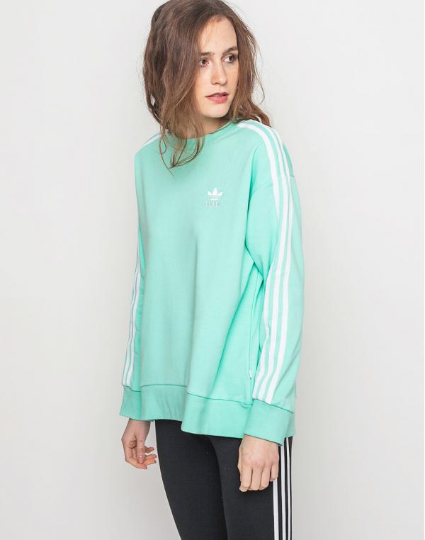 Mikina Adidas Originals 3-Stripes A-Line Easy Green