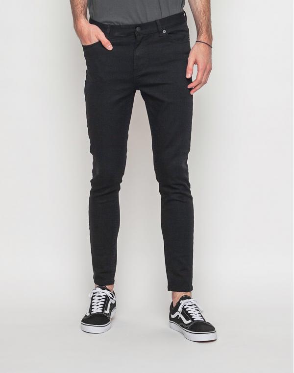 Kalhoty Afends Junky Black Acid Wash
