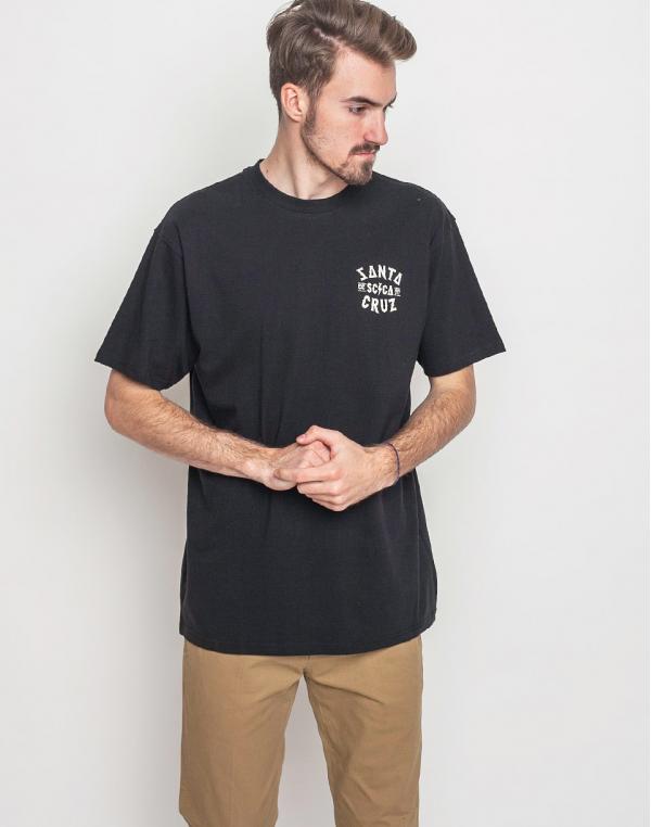 Logo tee Santa Cruz Knucklehead BLACK