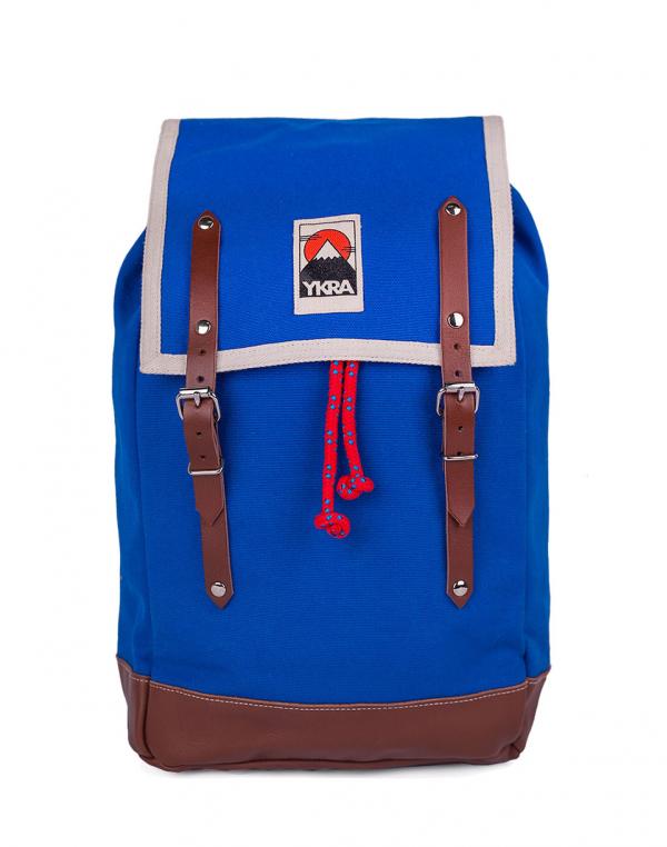 Batoh YKRA Matra Mini Leather Straps & Bottom Blue