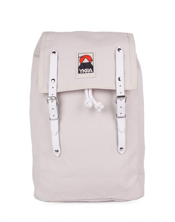 Batoh YKRA Matra Mini White Leather Straps WHITE