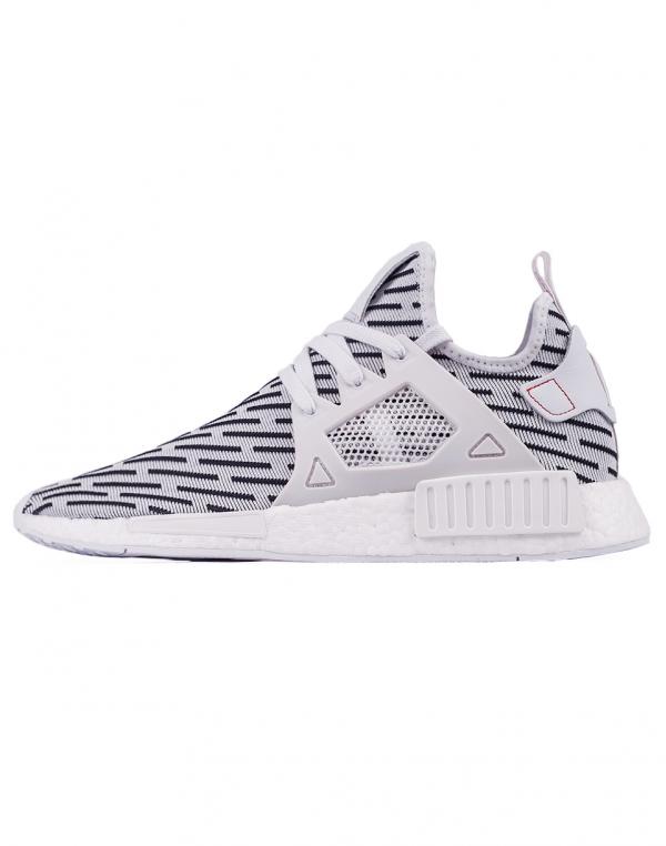 Sneakers - tenisky Adidas Originals NMD XR1 Primeknit Footwear White / Footwear White / Core Red