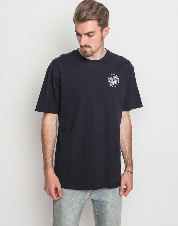 Logo tee Santa Cruz Outline Dot Black