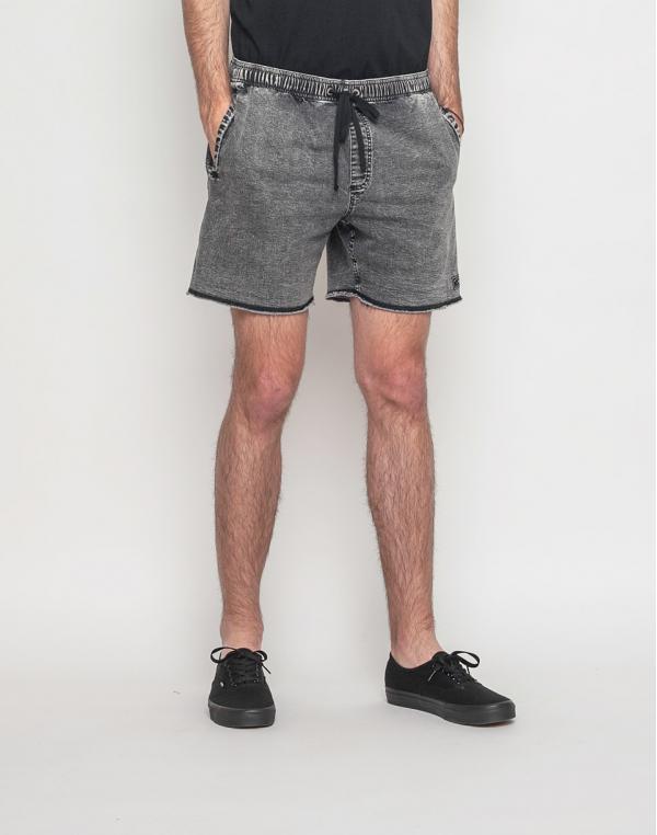 Afends Pint - Denim Black Acid Wash 32