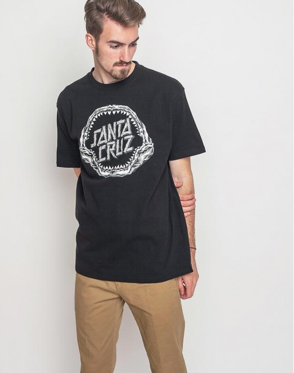 Logo tee Santa Cruz Shark Dot Black