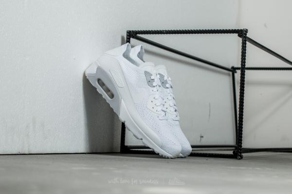 Nike Air Max 90 Ultra 2.0 Flyknit White/ White-Pure Platinum