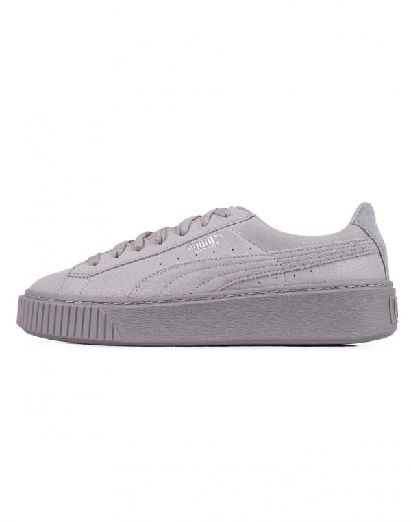Sneakers - tenisky Puma Basket Platform Reset Gray Violet - Gray Violet