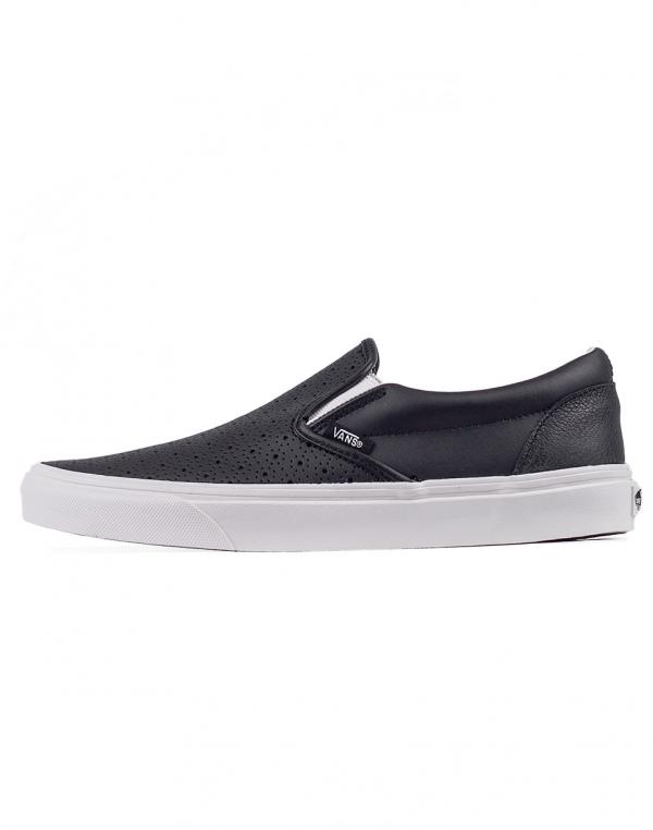 Slip-on Vans Classic Slip-On (Leather Perf) Black