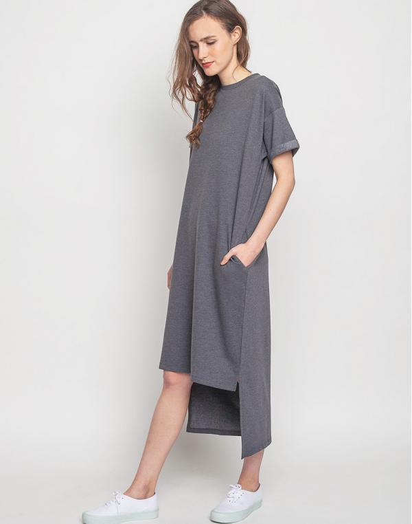 Šaty Native Youth Metamorphic Grey