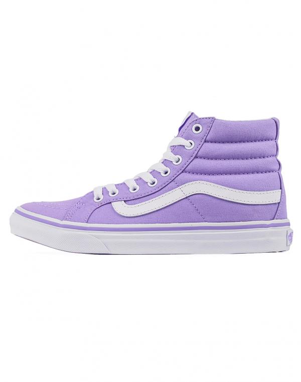 Sneakers - tenisky Vans SK8-Hi Slim Lavender / True White