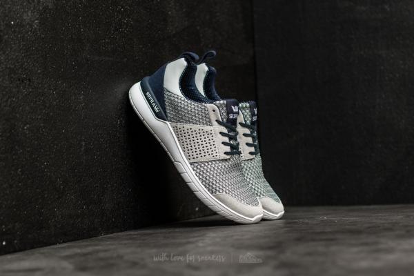 Supra Scissor Light Grey/ Navy-White