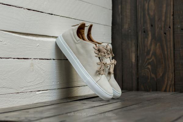 Marco Laganà Sneaker Low Velour White-White
