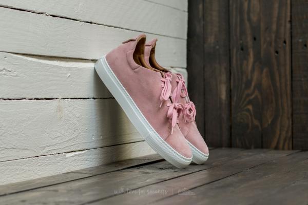 Marco Laganà Sneaker Low Velour Pink-White