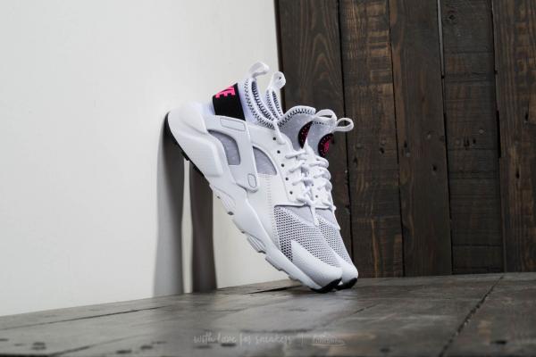 Nike Air Huarache Run Ultra GS White/ Black/Pink Blast