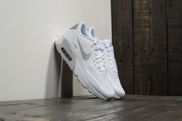 Nike Air Max 90 Ultra 2.0 (GS) White/ Metallic Silver