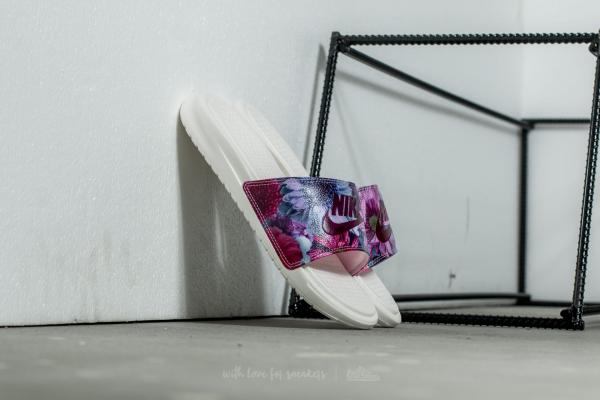 Nike Wmns Benassi JDI Ultra Premium Sail/ Prism Pink /Bordeaux