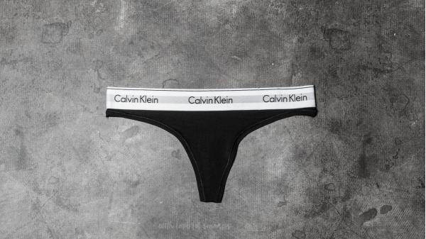 Calvin Klein Thong Black