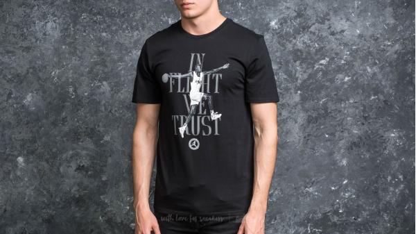 Jordan AJ 7 In Flight We Trust Tee Black