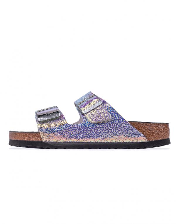 Letní Birkenstock Arizona Ombre Pearls Silver Black