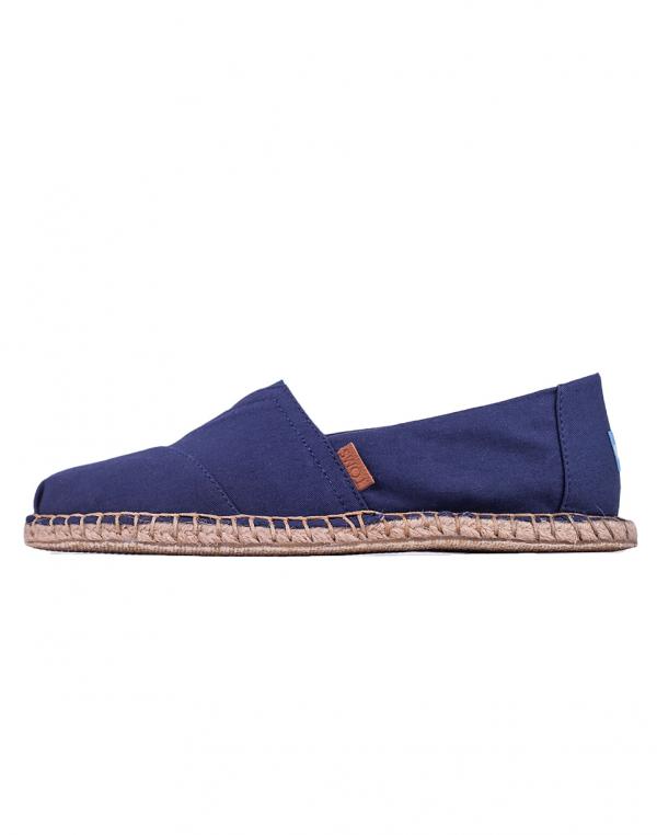 Toms Classic Navy Canvas / Blanket Stitch 41
