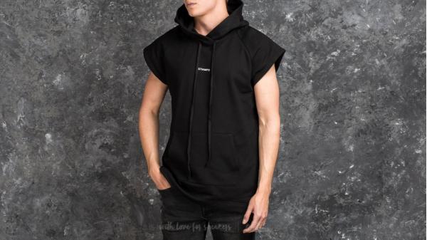 STAMPD Vintage Terry Muscle Hood Black