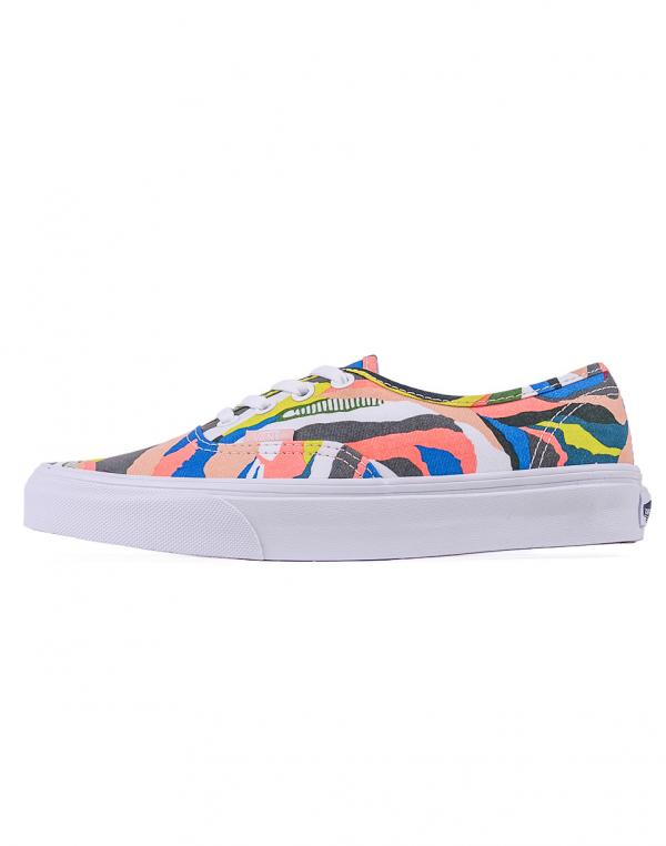 Sneakers - tenisky Vans Authentic (Abstract Horizon) Multi / Grey Ridge / True White