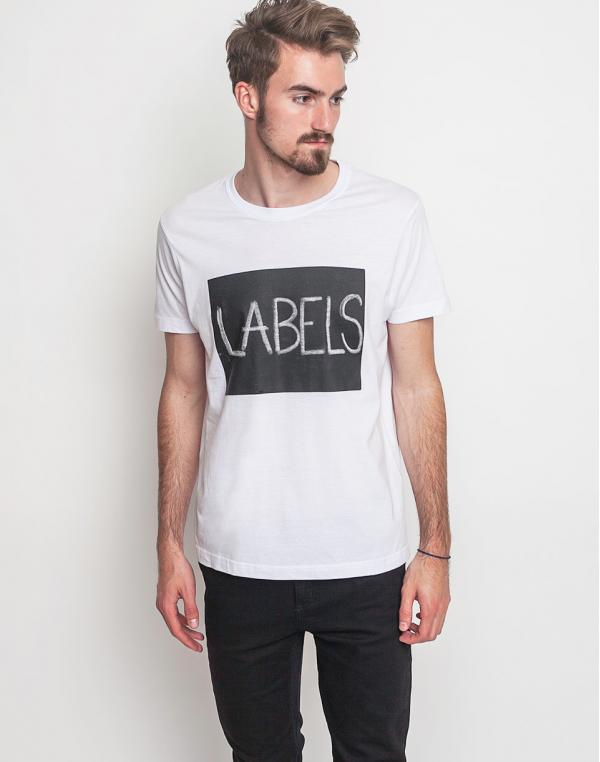 Triko march Writable T-Shirt Cotton Twitter WHITE