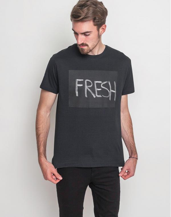 Hry march Writable T-Shirt Cotton Twitter Black