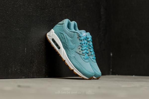 Nike Wmns Air Max 90 Premium Mica Blue/ Mica Blue-Gum Yellow