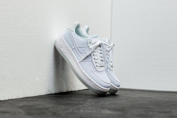 Nike W Air Force 1 Low Upstep Br White/ White-Glacier Blue