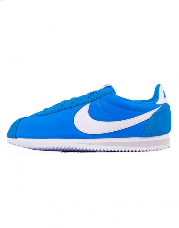 Sneakers - tenisky Nike Classic Cortez Nylon Photo Blue / White - Pale Grey