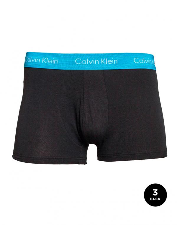 Boxerky Calvin Klein 3P Low Rise Trunk VVB