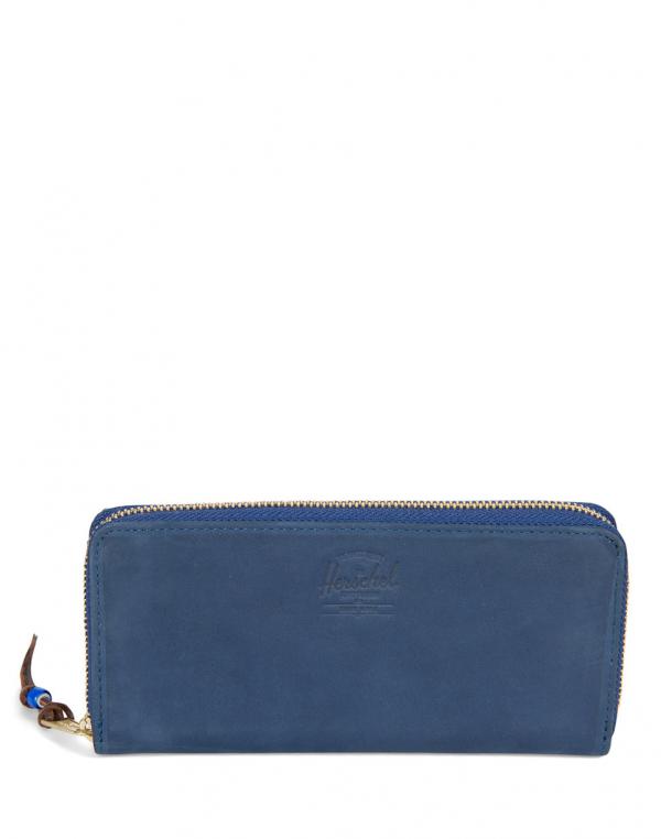 Peněženka Herschel Supply Avenue Leather RFID Blue Depths Leather