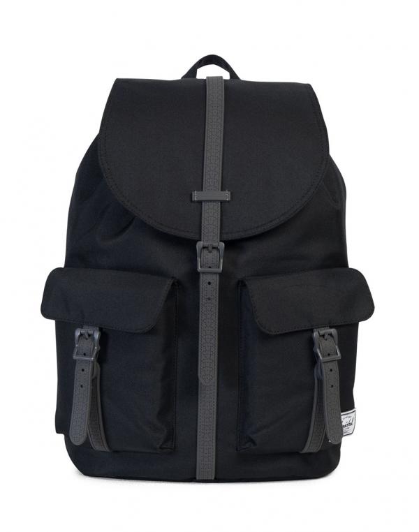 Batoh Herschel Supply Dawson Black / Charcoal Debossed Rubber