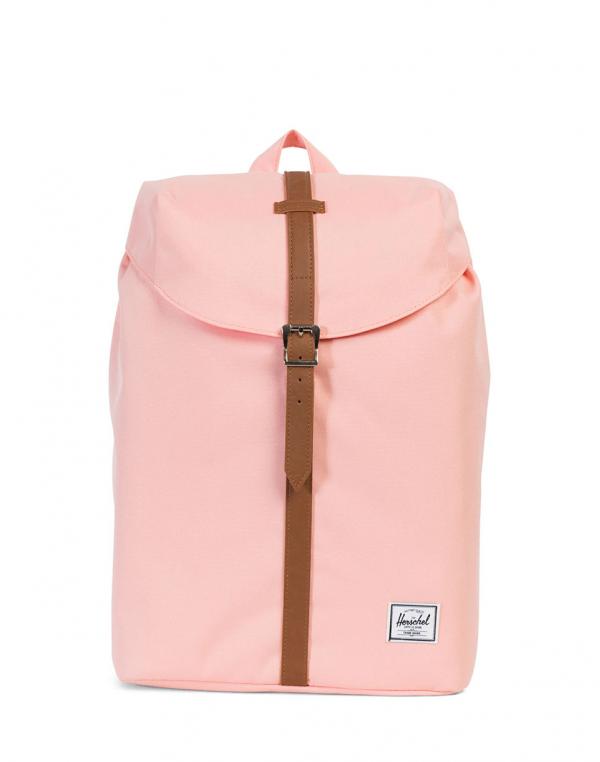 Batoh Herschel Supply Post Mid-Volume Apricot Blush / Tan Synthetic Leather