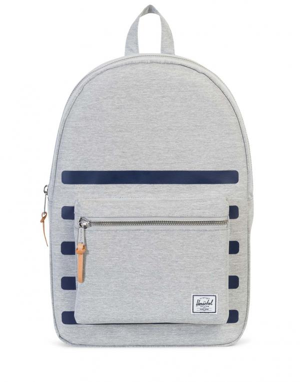 Herschel Supply Settlement Light Grey Crosshatch Stripe