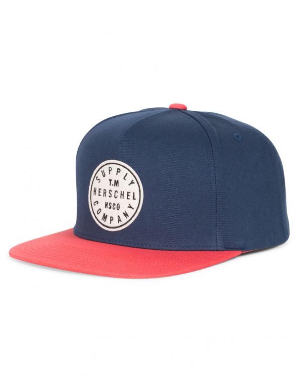 Kšiltovka Herschel Supply TM Navy / Rococo Red