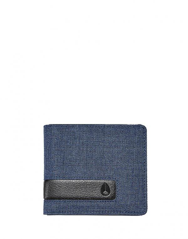 Peněženka Nixon Showdown Bi-Fold Zip Blue Wash