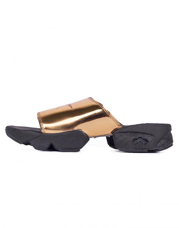 Pantofle Reebok Fury Slide Magic Hour Gold Met / Black / White
