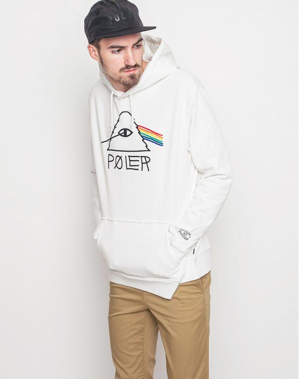 Mikina Poler Psychedelic White