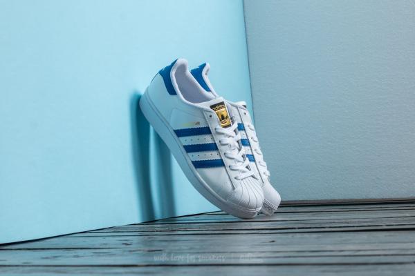 adidas Superstar Ftw White/ Eqt Blue/ Eqt Blue