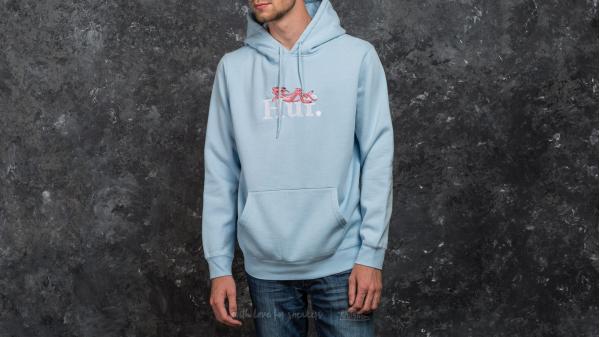 HUF x Pink Panther Overdyed Hoodie Light Blue