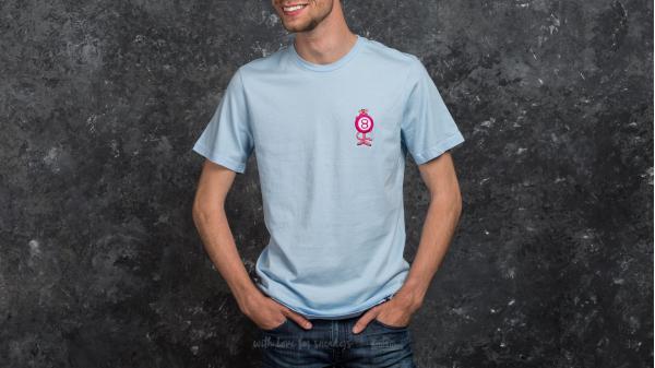 HUF x Pink Panther Shortsleeve Pink Ball Tee Washed Light Blue