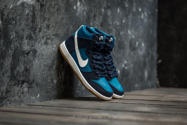 Nike SB Zoom Dunk High Pro Obsidian/ White-Industrial Blue