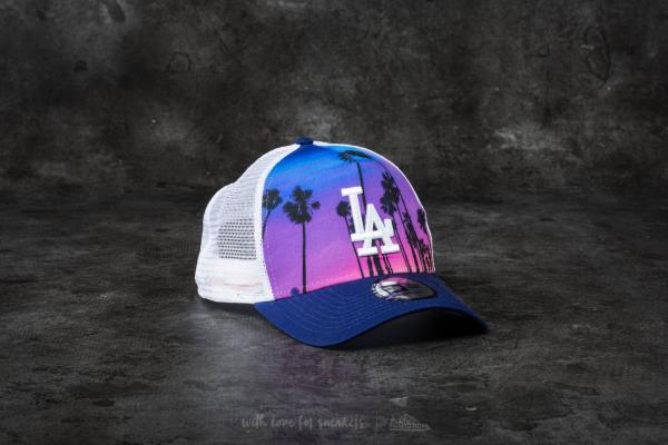 New Era Adjustable West Coast Print Los Angeles Dodgers Cap Navy/ Pink