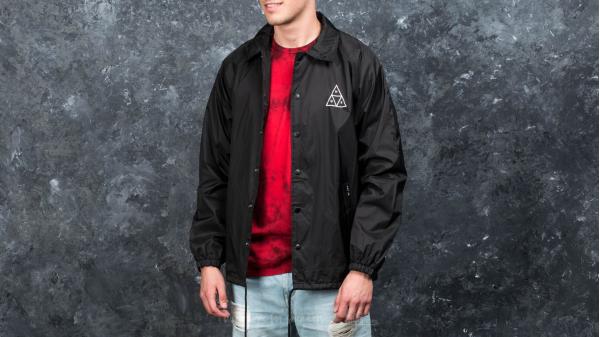 HUF Apparel 420 Plantlife Coaches Jacket Black