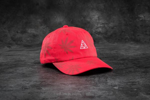 HUF Apparel 420 Triple Triangle Dad Hat Red