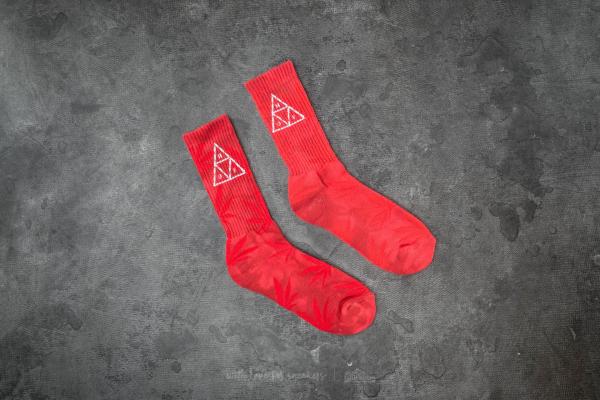 HUF Apparel 420 Triple Triangle Socks Smoke Red