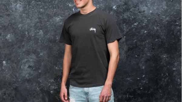 Stüssy 8 Ball Pigment Dyed Tee Black